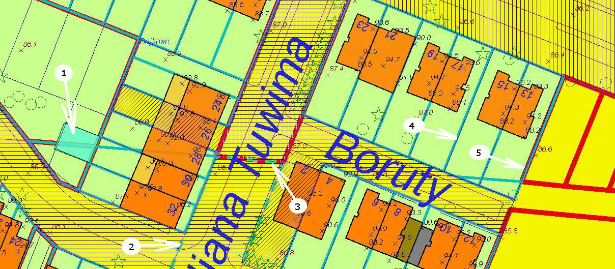 Rozkolorowanie warstw